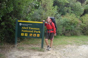 At the start of the Abel Tasman
