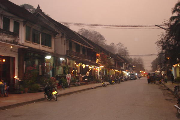 The streets of Louang Prabang