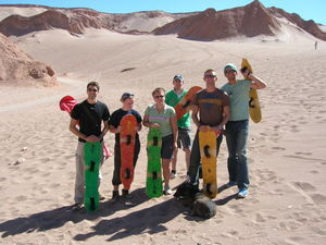 Ready to hit the sand - San Pedro de Atacama