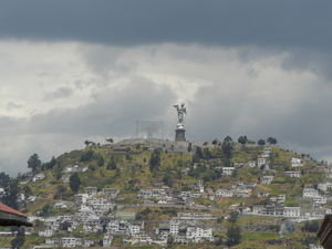 The magnificent "La Virgen de Quito"