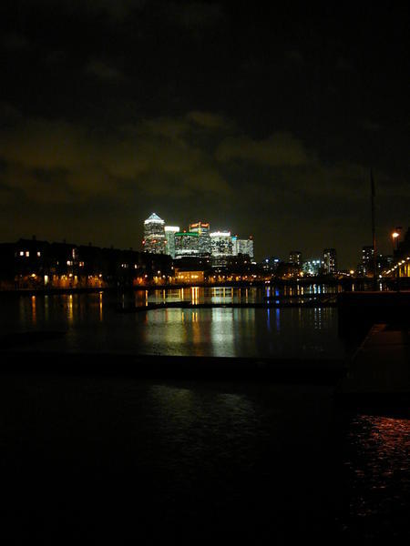 View of Canary Wharf