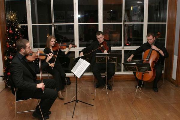 Orchestra in the foyer