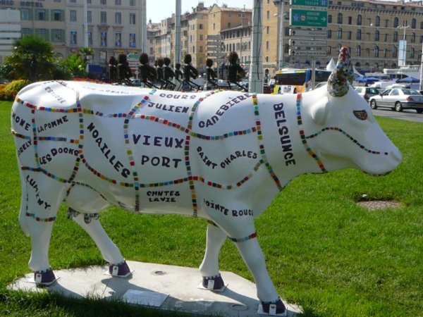 Marseille - Cows everywhere