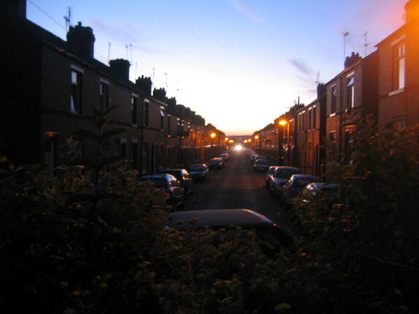 Barrow - View down Nicola's Street