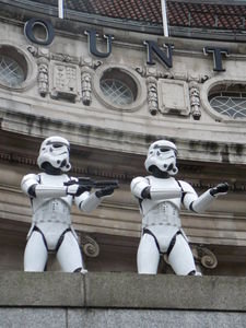 Storm troopers - one injured in battle