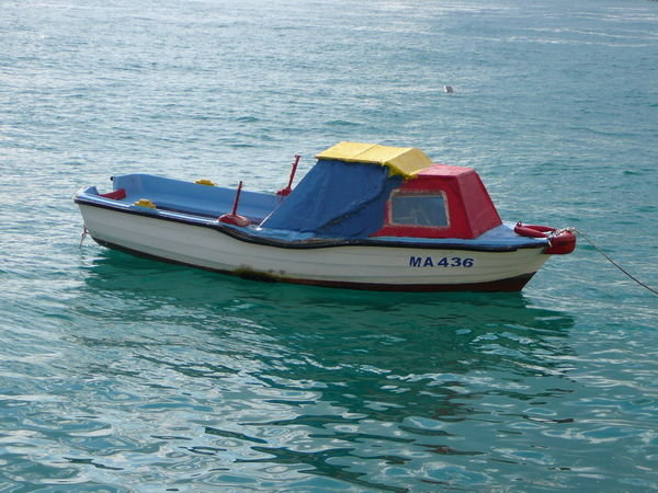 Makarska - Boat that looks like lego