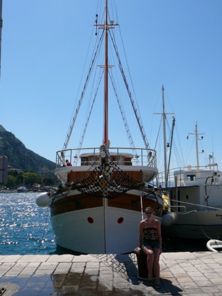 Omis - Nic in front of the Mlini