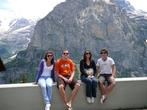 Lauterbrunnen - Nickola, Me, Tammy and Jez