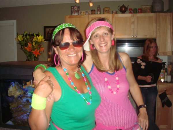 Fluro Party - Jenn & Tina