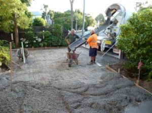 Mum and Dad getting a new driveway