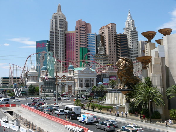 Las Vegas - MGM Grand and New York New York
