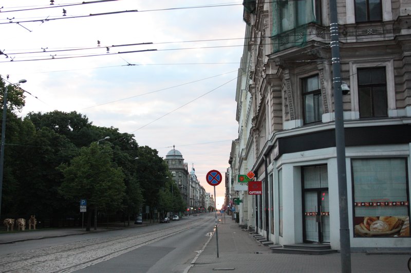 Sunrise in Riga
