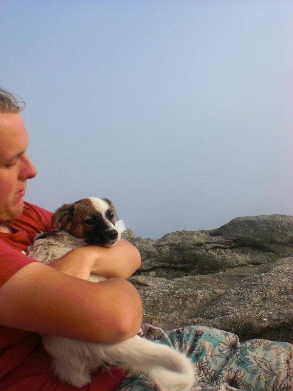 A pup I rescued from the cliffs