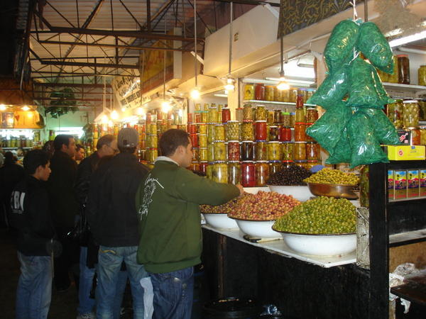 Olive Shops in the Medina