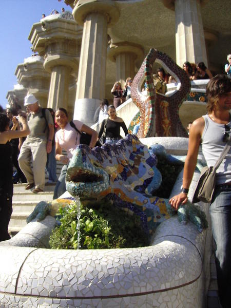 Camelion at Parc Guell