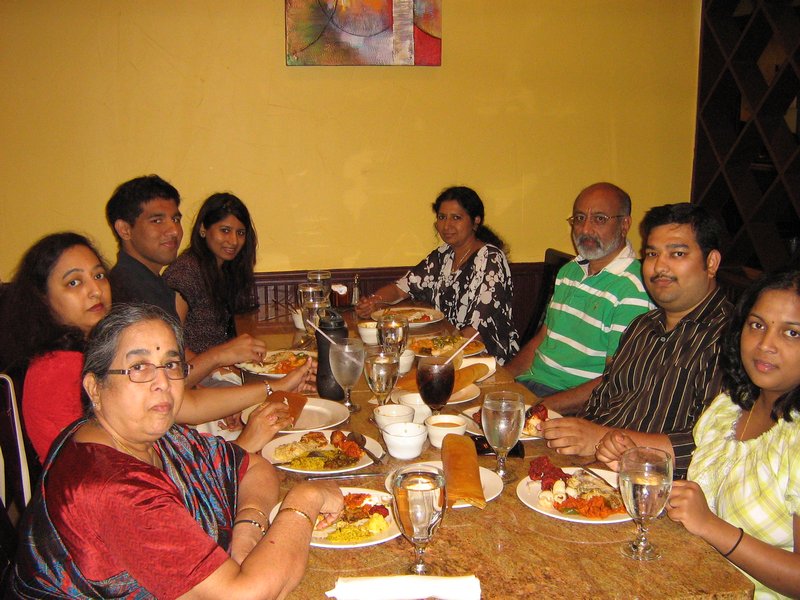 Lunch at Indian Restaurant