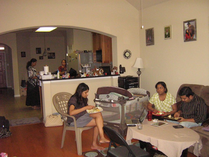 Dinner at Veeran's place