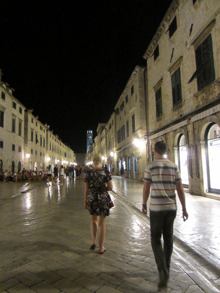 Main street by night
