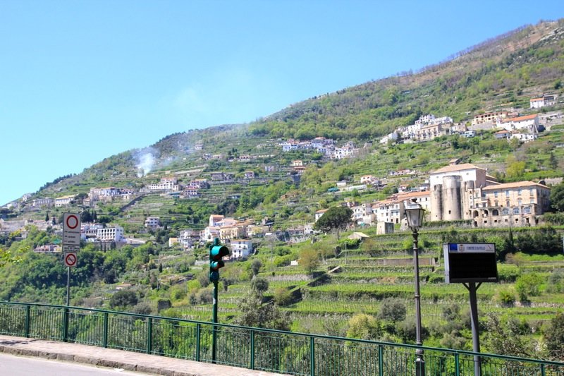 View from the bus to Ravello
