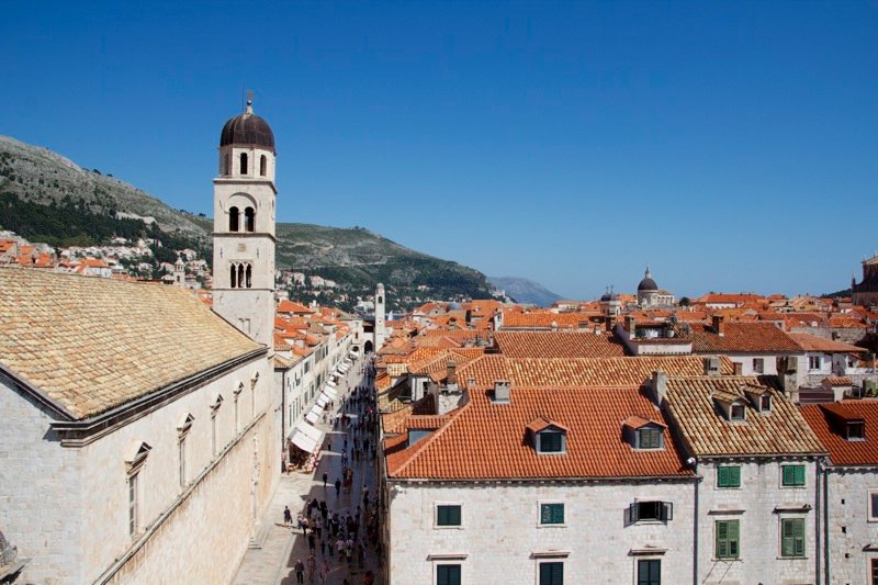 Dubrovnik Old Town - from the top of the city walls