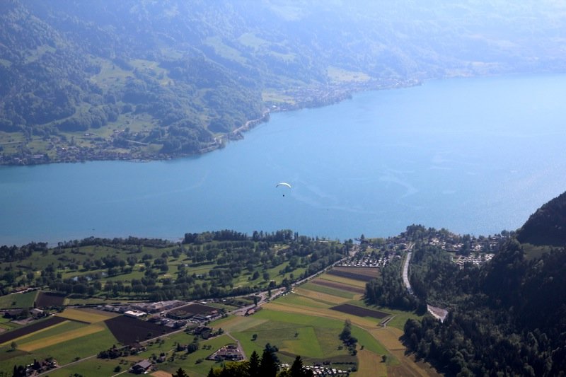 View of Interlaken from Harder Kulm