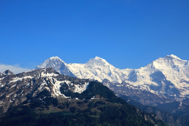 Mountains from Interlaken