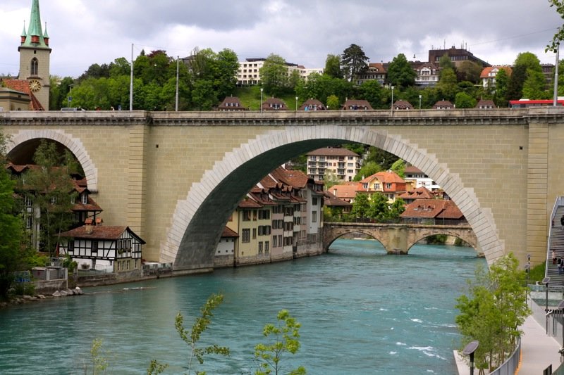 River through Bern