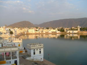 Pushkar- View from our penthouse suite!