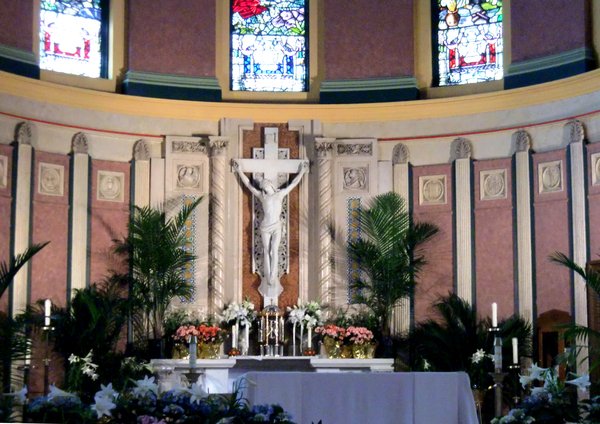 St. Joe's mid-range altar view