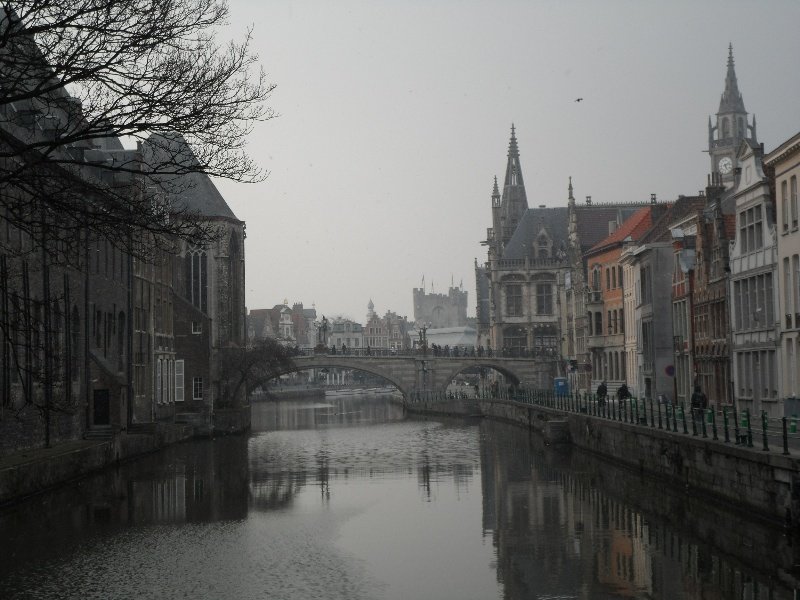 Ghent river scene