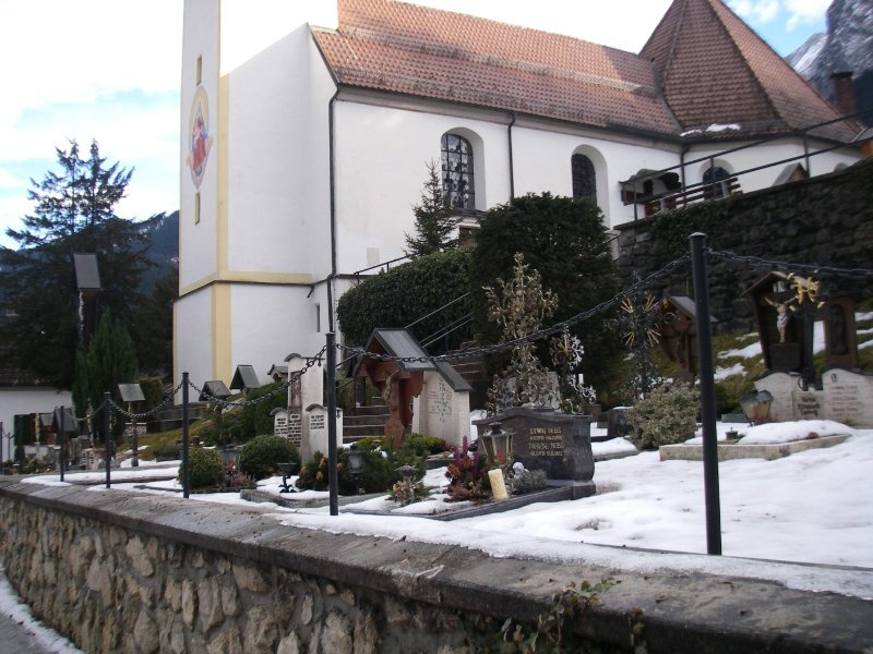 Graves in the church yard