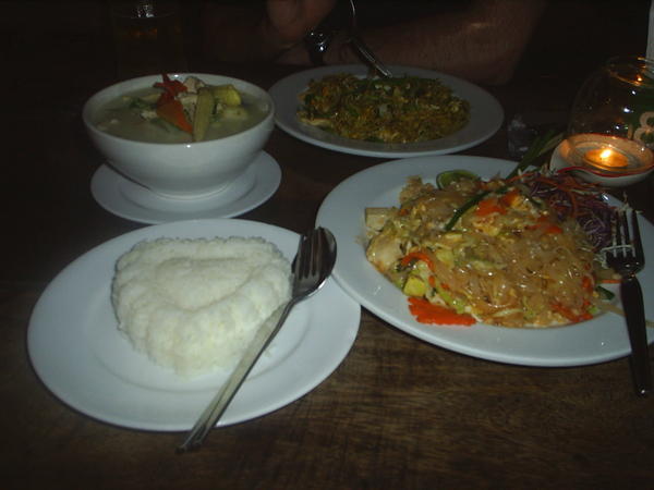 Our first Thai food