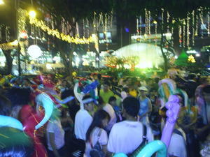 Christmas Eve on Orchard Road