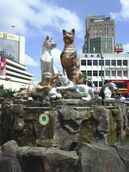 Another ugly cat statue