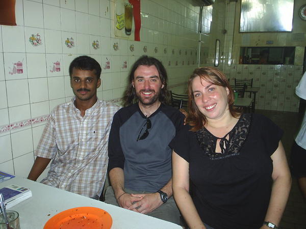 Us in the Biriyani cafe