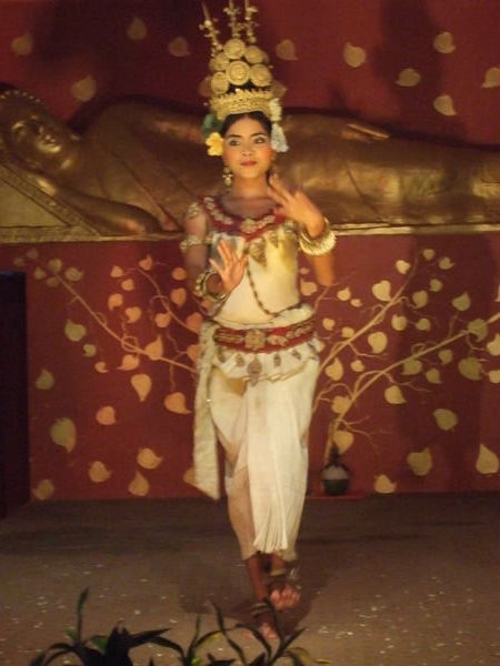 Beautiful aspara dancer