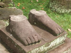 Big stone feet