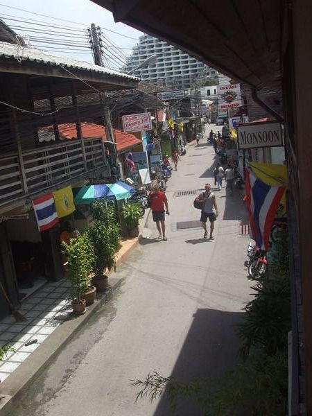 View from the guesthouse in Hua Hin