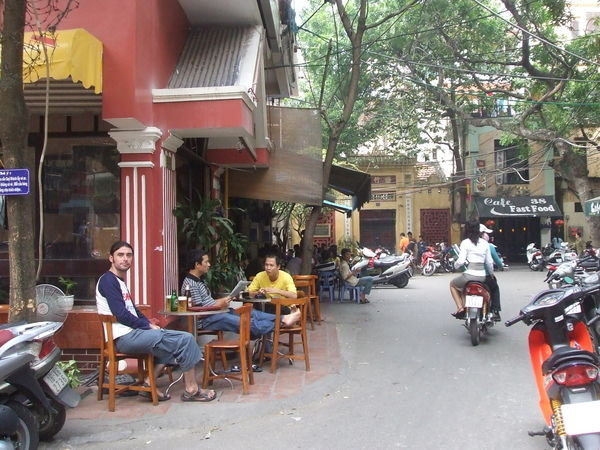 Street of cafes