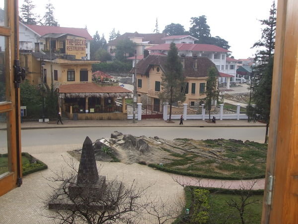One of the squares in Sapa town