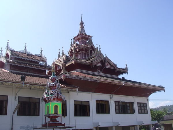 Burmese style temple