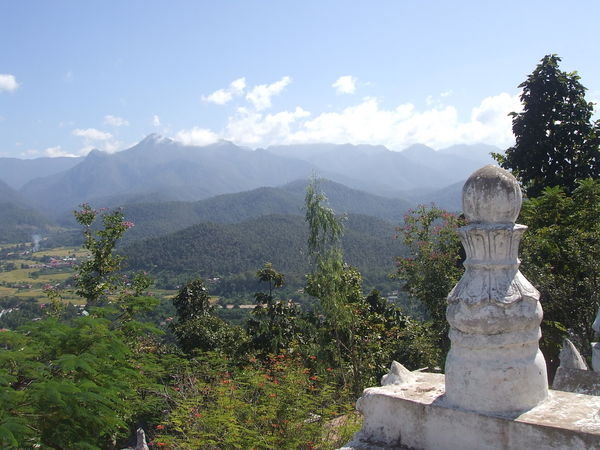 View over the mountains 