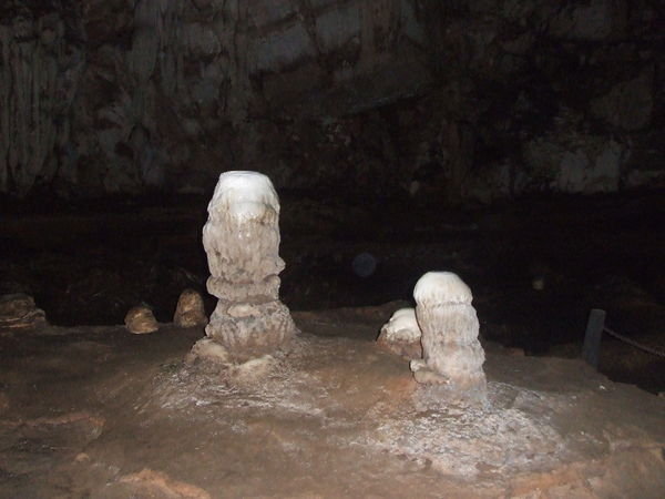 Baby stalagmites