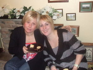 Beth and cousin Laura 
