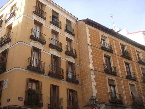 Typical Madrid building