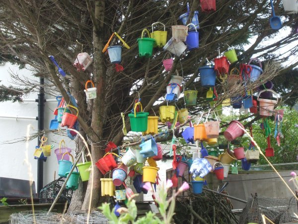 bucket tree in Lulworth village