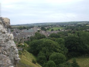 View over Corfe Village 