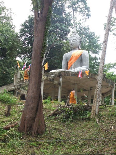 However small the island, there is always a sizeable Buddha