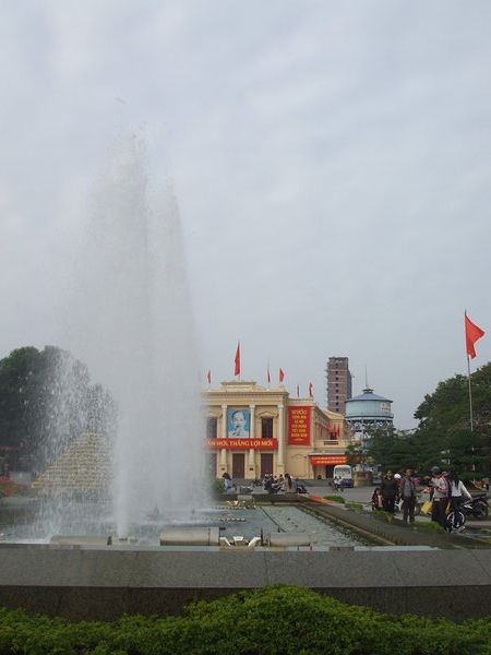 Fountains in the centre of the city