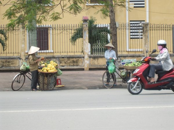 More mobile fruit sellers.